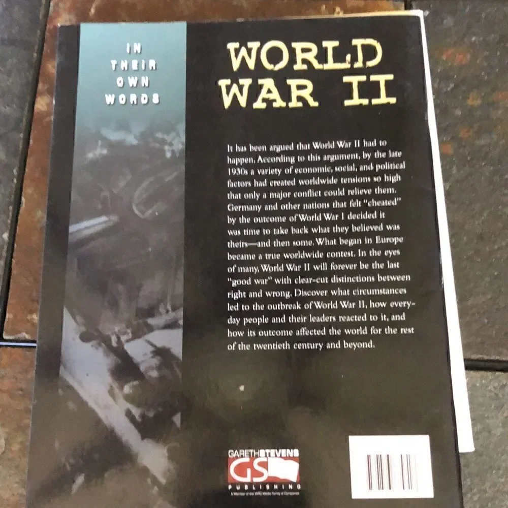 2 paperback books-World War II: A Primary Source History & Surviving Hitler